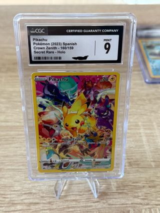 Pikachu Holo Crown Zenith 160/159 CGC 9