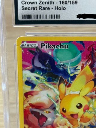 Pikachu Holo Crown Zenith 160/159 CGC 9