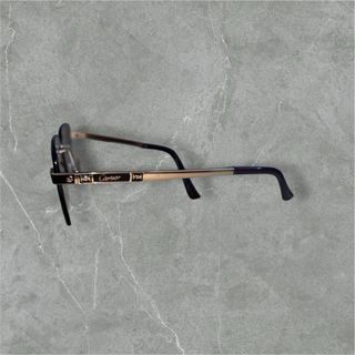 gafas Cartier marrón y doradas