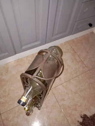 Botellero de metal para 5 botellas