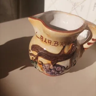 Brocca in ceramica Calabria vino sfuso