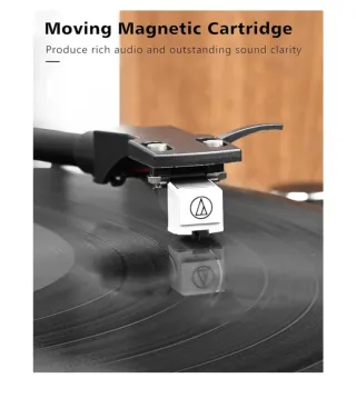 Tocadiscos SeeYing Vinilo Marrón y Negro