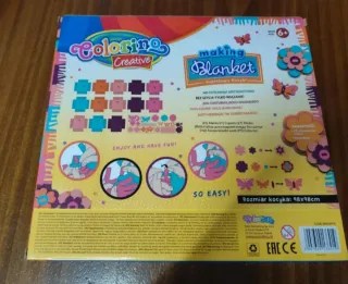 Manta Colorino Creativo 98x98cm nuevo sin abrir