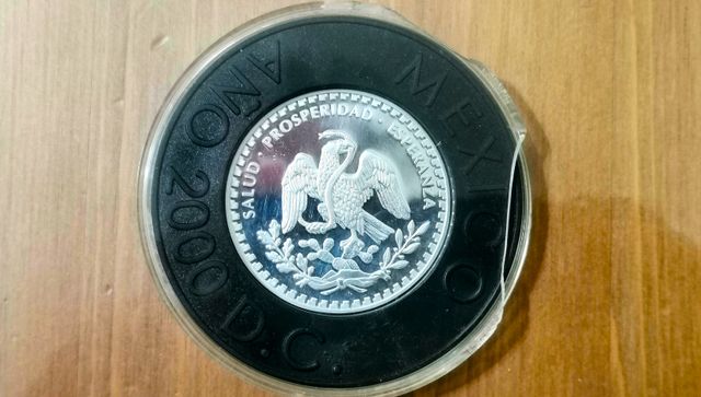1 Onza Plata. México Año 2000