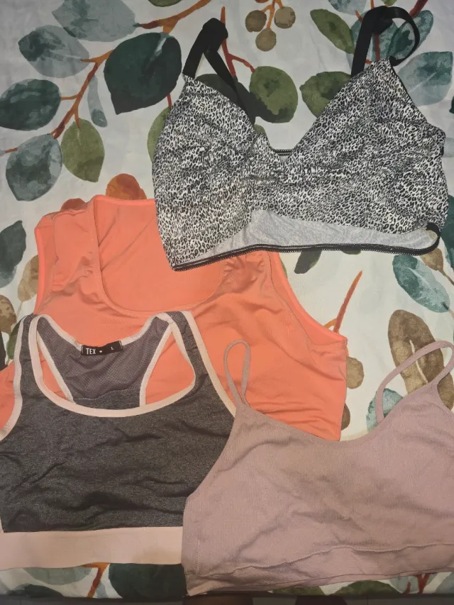 Conjunto 3 Tops Deportivos Mujer Talla L