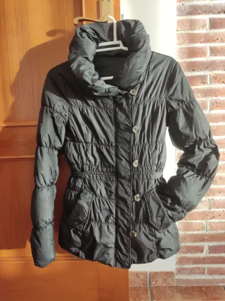 Chaqueta, Plumas, Anorak, Abrigo Talla S Negra