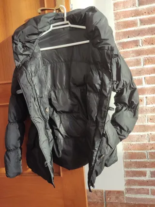 Chaqueta, Plumas, Anorak, Abrigo Talla S Negra