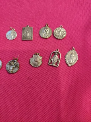 Ocasión!!Lote 16 medallas plata antiguas