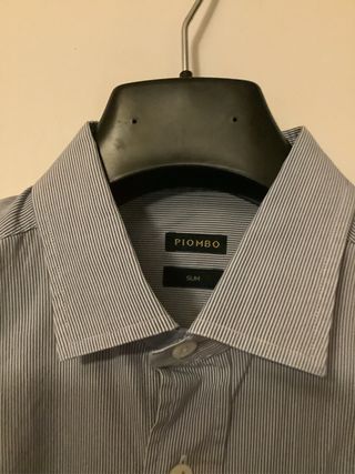 Camicia uomo Piombo cotone
