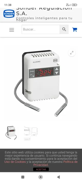 Termostato Allegro 400S SONDER