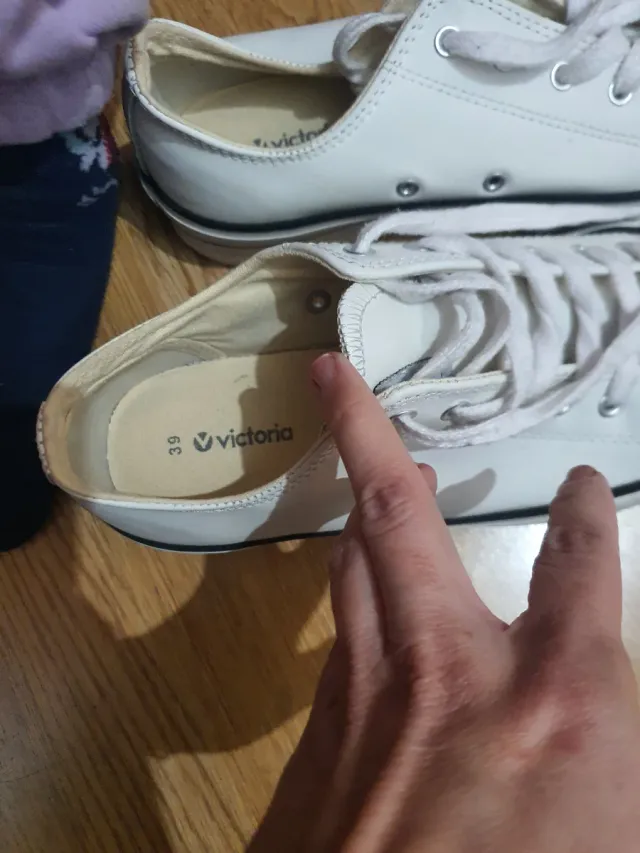 Zapatillas Victoria Talla 39 Blancas