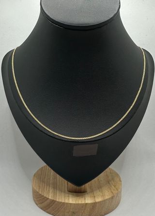 Cadena Bismark de oro de 18k, 1.71 g, 40 cm.