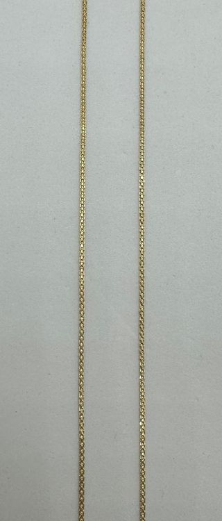 Cadena Bismark de oro de 18k, 1.71 g, 40 cm.