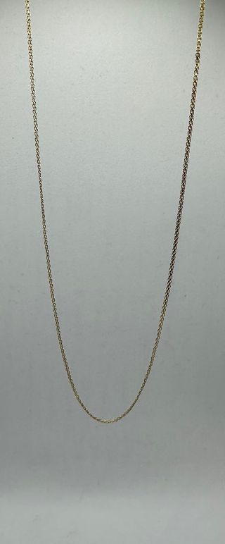 Cadena Bismark de oro de 18k, 1.71 g, 40 cm.