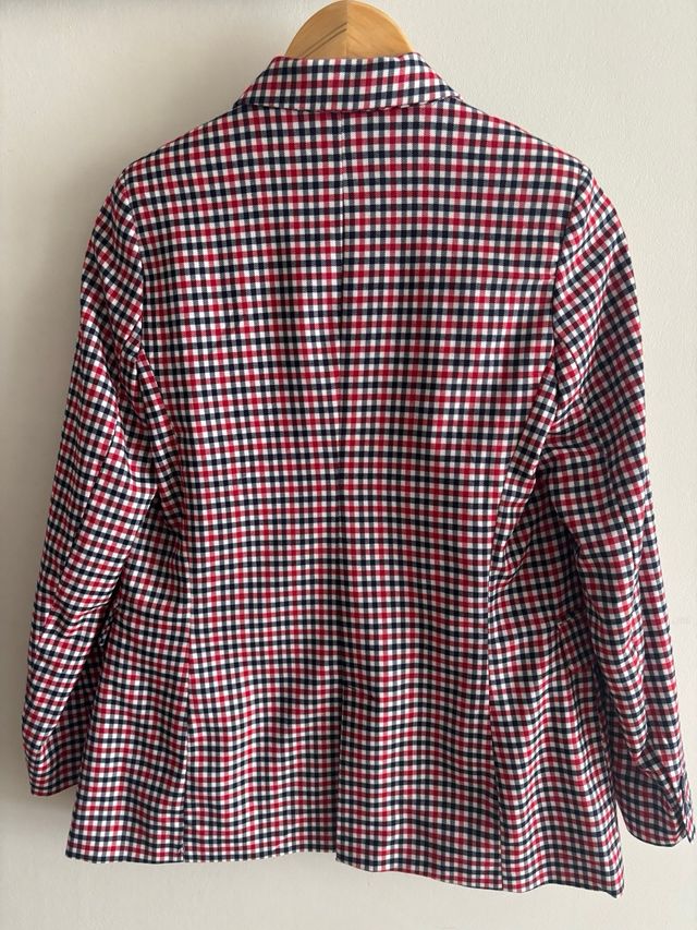 Chaqueta blazer cuadros Stradivarius