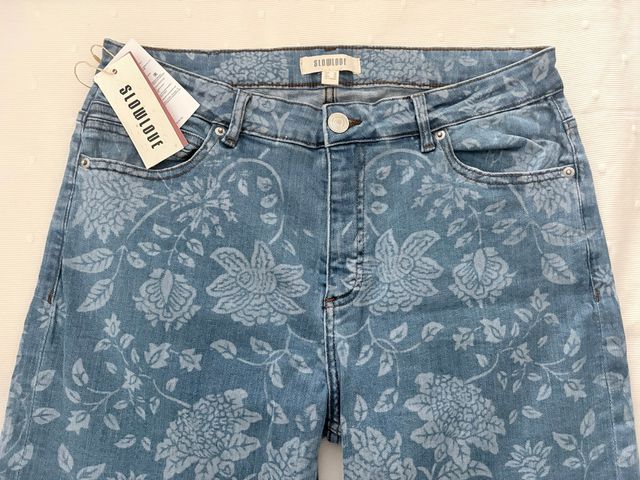 Vaqueros palazzo estampado Slowlove