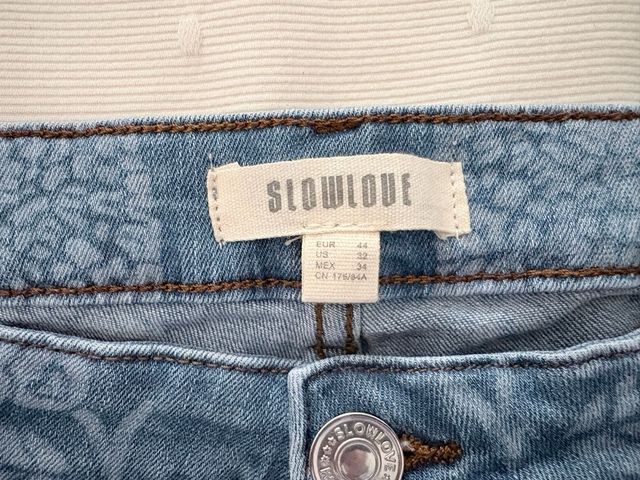 Vaqueros palazzo estampado Slowlove