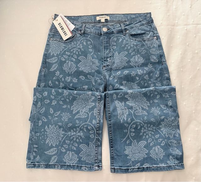 Vaqueros palazzo estampado Slowlove