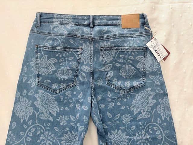 Vaqueros palazzo estampado Slowlove