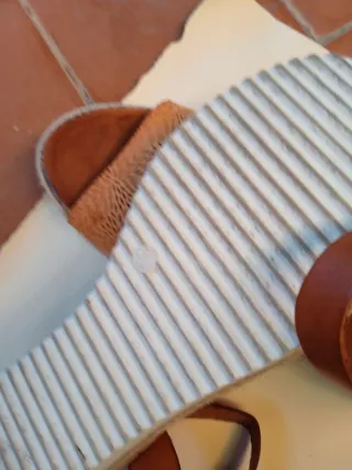 Sandalias Porronet Piel Marrón Talla 37