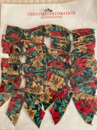 Lazos vintage Decoración Navidad