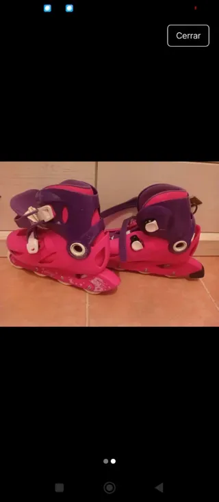 Patines en línea infantiles con protecciones