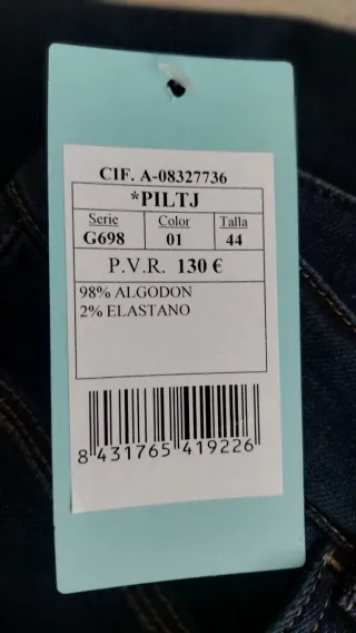 Pantalones vaqueros mujer Laserre azul