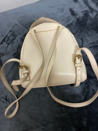 Mochila Love Moschino Beige y Dorada