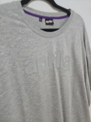 Camiseta Aprilia Racing Talla XXL Gris