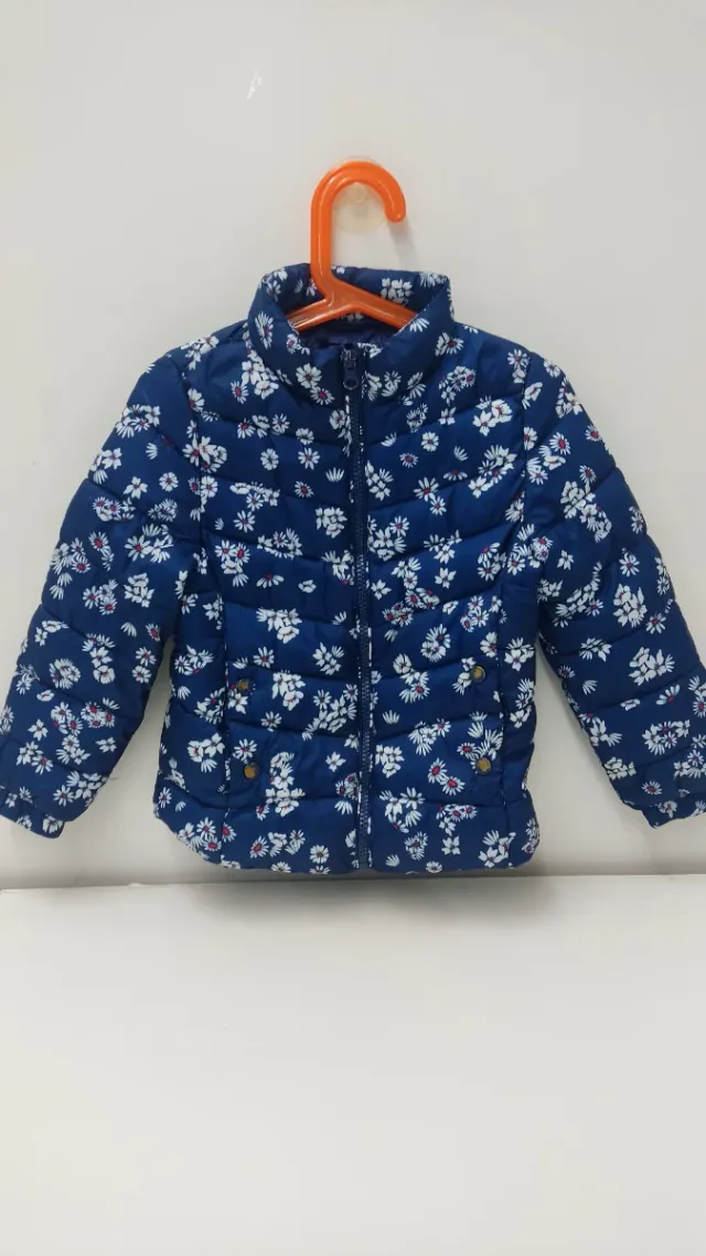 Chaqueta ZARA KIDS niña floral azul