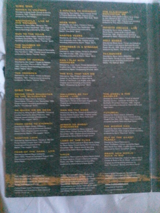 Iron Maiden Visions of the Beast DVD