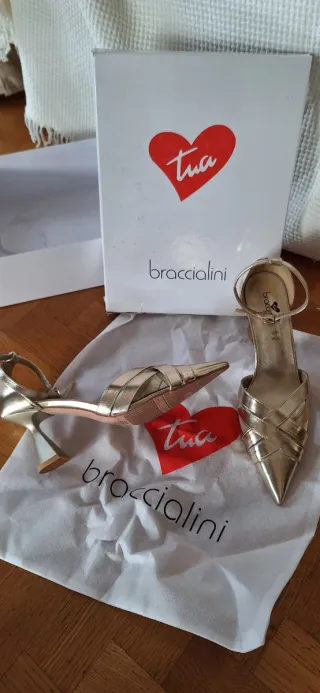 Scarpe Braccialini donna oro