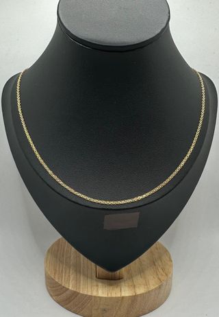 Cadena Bismark de oro de 18k, 2.19 g, 40 cm.