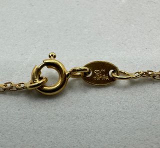 Cadena Bismark de oro de 18k, 2.19 g, 40 cm.