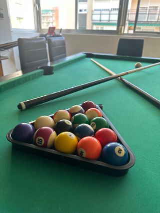 Mesa de Billar Convertible Negra