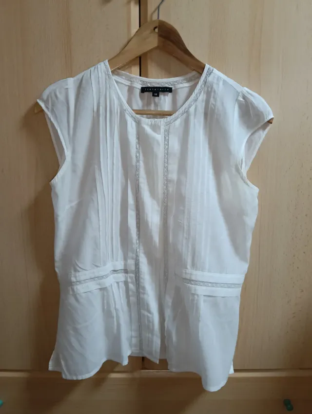 Blusa blanca mujer