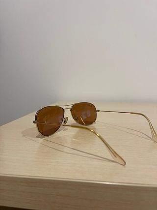 Gafas Ray-Ban Aviator Oro Marrón
