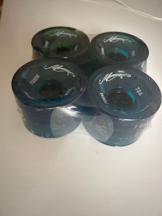 Ruedas Longboard 70mm 78A (4 unidades) Nuevas !!