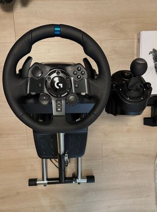 Volante Logitech G923 PS5 + Soporte