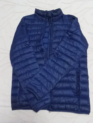 Plumas hombre invierno azul