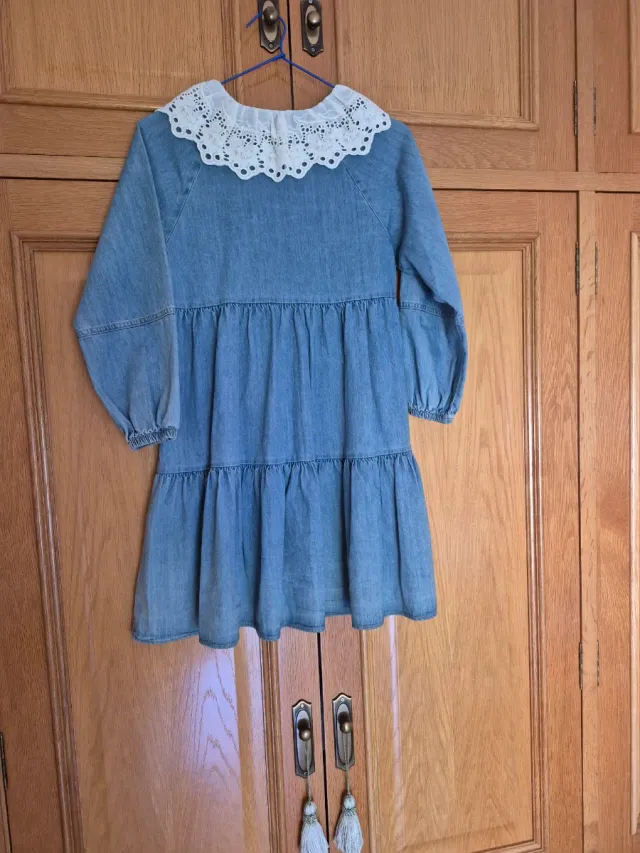 Vestido vaquero niña ZARA