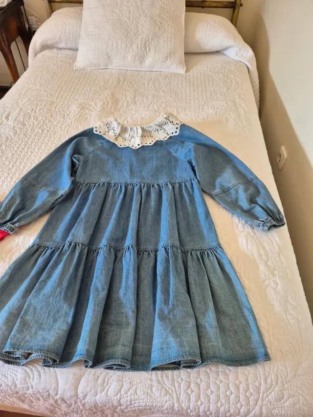 Vestido vaquero niña ZARA