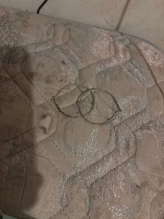 Pendientes Aro Plateados