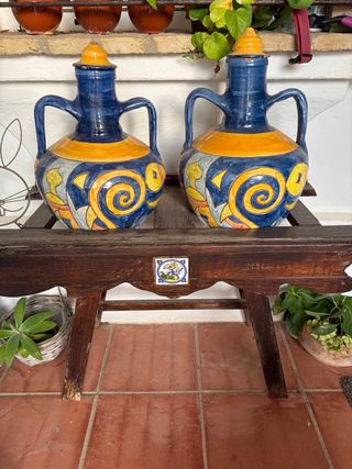 Tinajas decorativas de cerámica