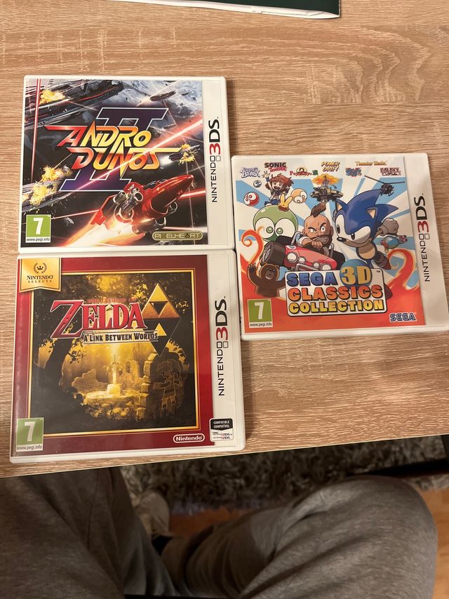 Juegos Nintendo 3DS: Zelda ,andro Dunos 2 ySega 3D
