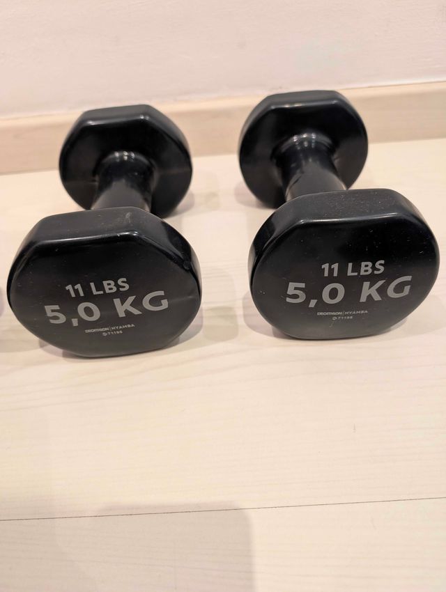 Pack Fitness: Mancuernas, Pesa Rusa y Balón