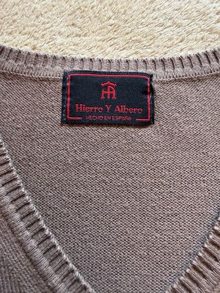 Jersey Hierro y Albero Marrón Talla M