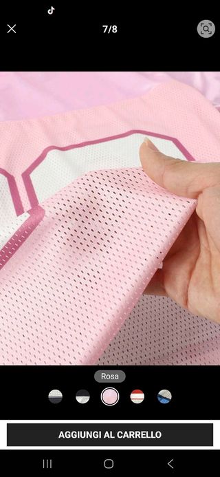 Maglietta unisex rosa con numero 23 Mai messa