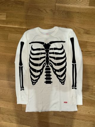 Camiseta Supreme Esqueleto Blanca Talla L