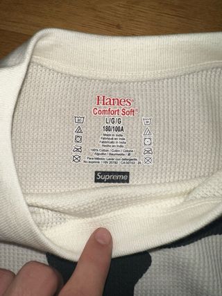 Camiseta Supreme Esqueleto Blanca Talla L